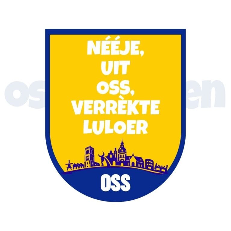 Ossekoppen embleem Uit Oss Ossekoppenrijk