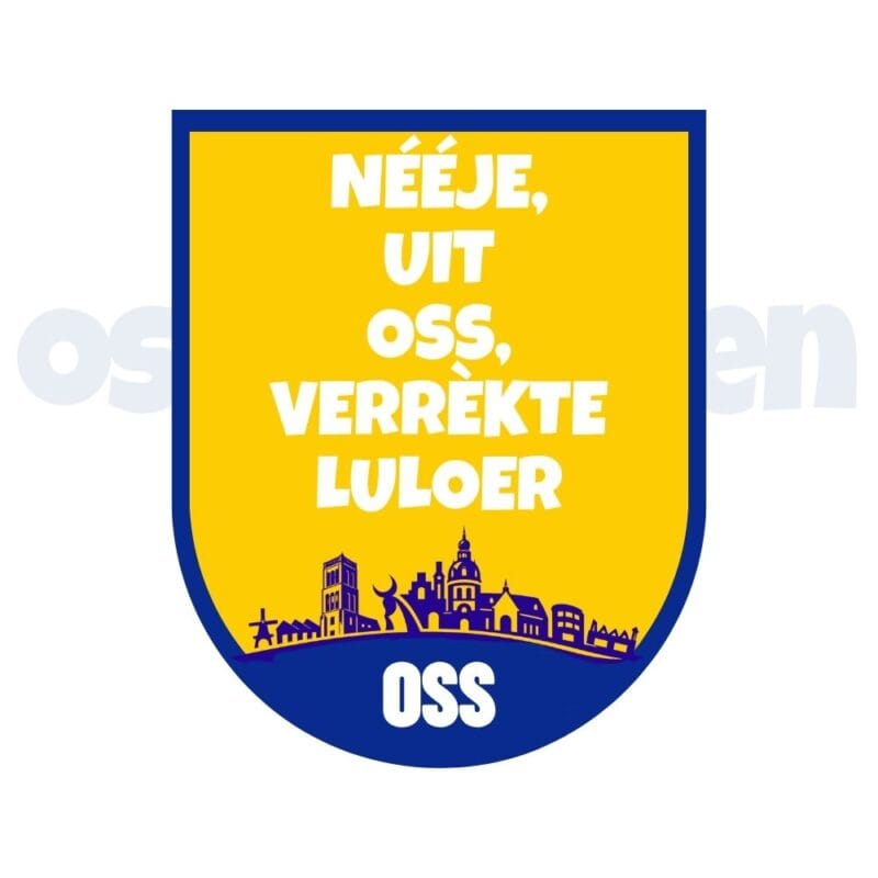 Ossekoppen embleem Uit Oss Ossekoppenrijk