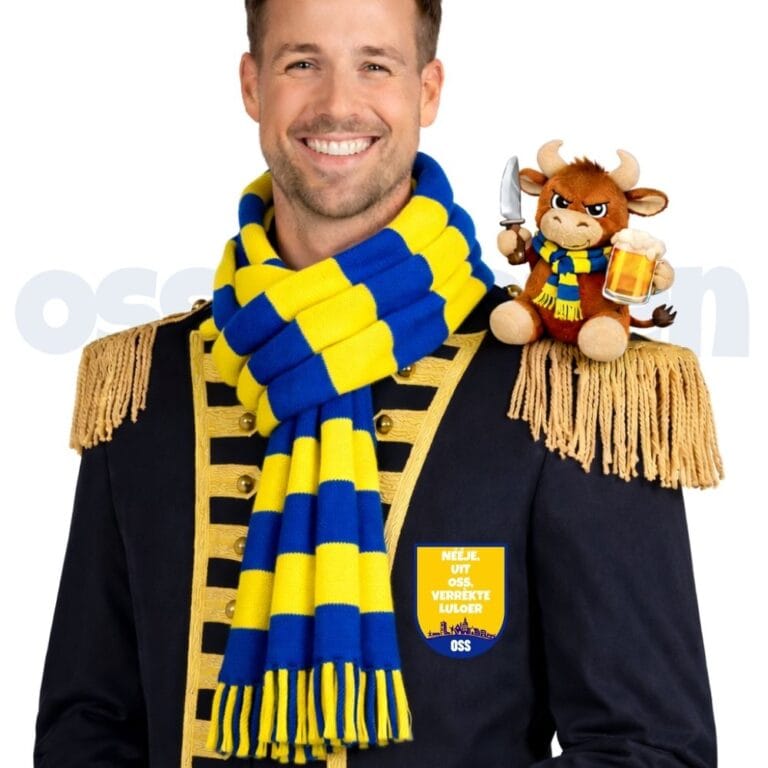 Ossekoppen embleem Uit Oss Ossekoppenrijk Jasje