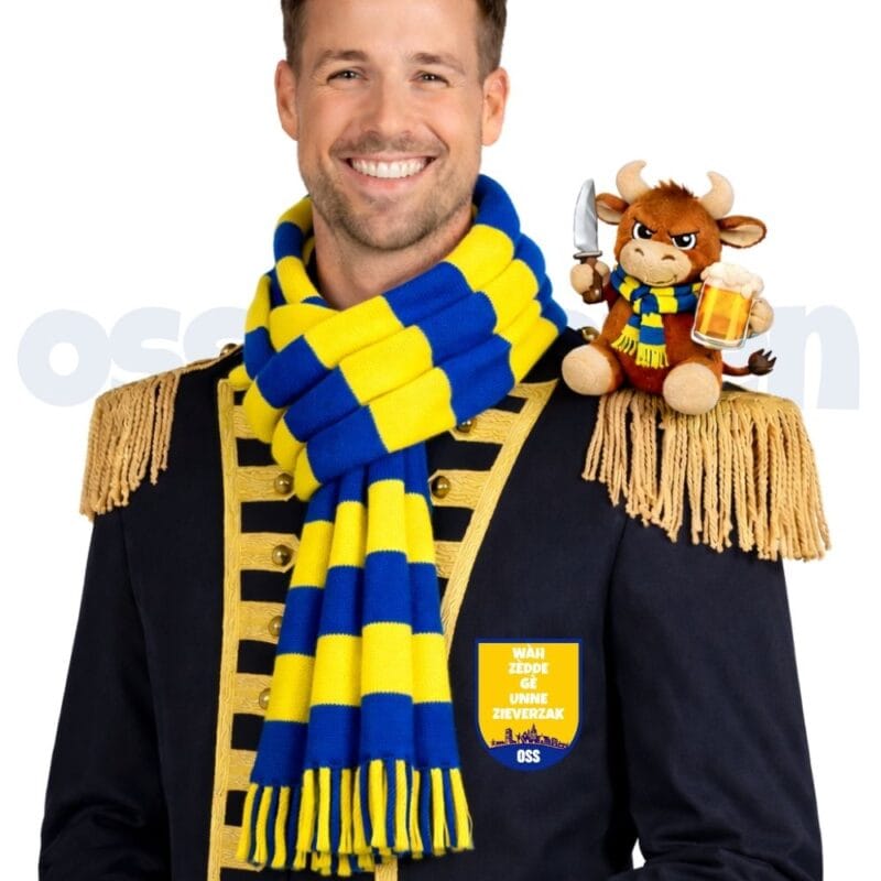 Ossekoppen embleem Zieverzak Ossekopenrijk jasje