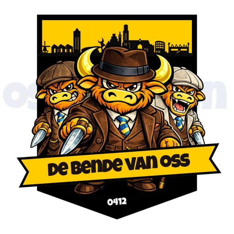 Ossekoppen embleem 0412 Bende van Oss ossekoppenrijk