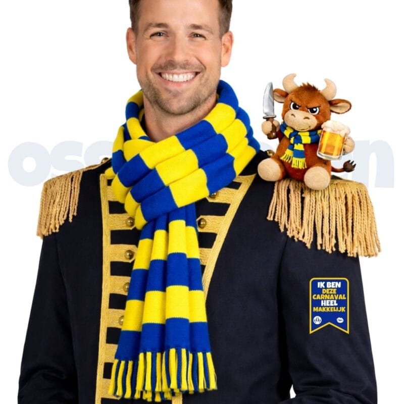 Ossekoppen embleem carnaval heel makkelijk jasje ossekoppenrijk