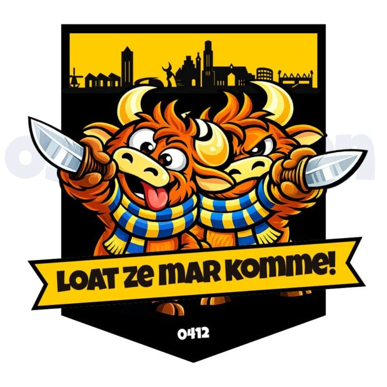 Ossekoppen embleem loat ze mar komme Ossekoppenrijk