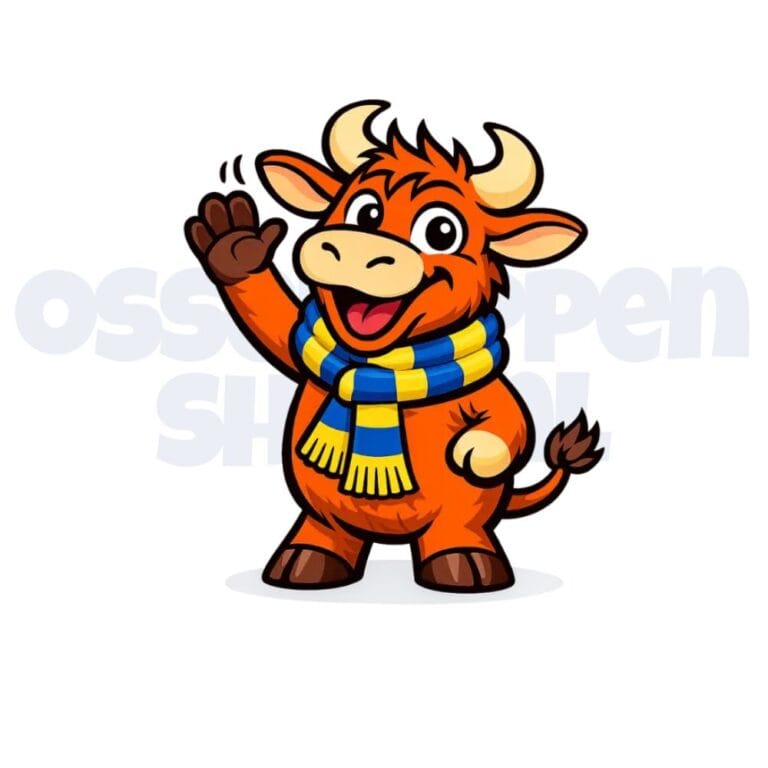 Ossekoppen embleem Osje blij Ossekoppenrijk