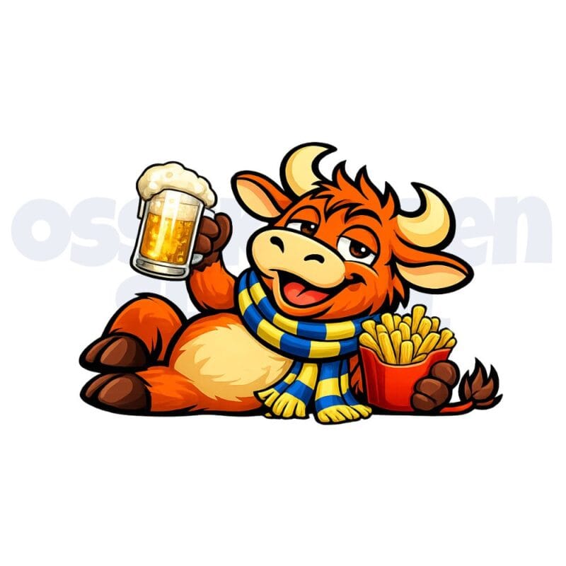 Ossekoppen embleem osje chillend