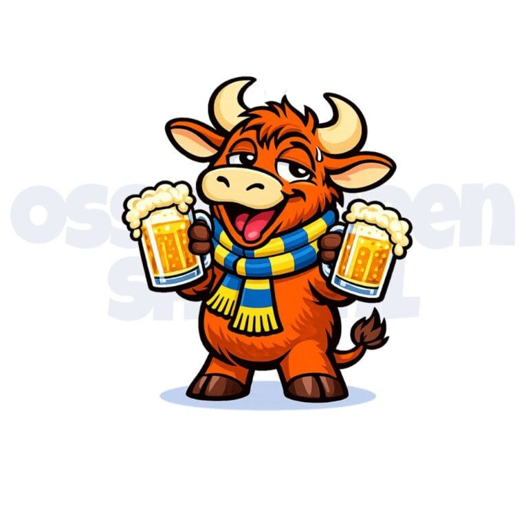 Ossekoppen embleem osje dronken ossekoppenrijk