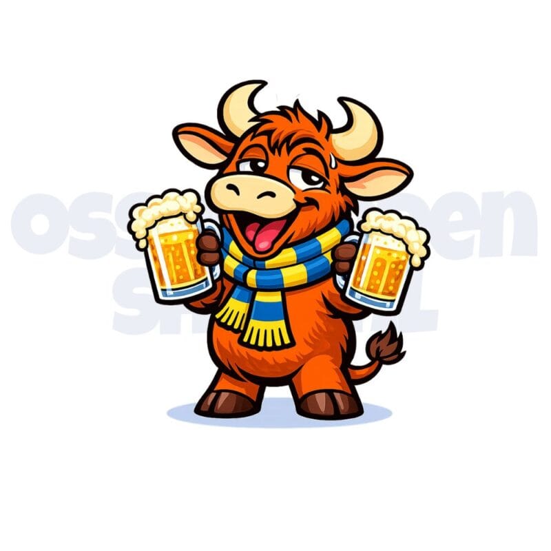 Ossekoppen embleem osje dronken ossekoppenrijk