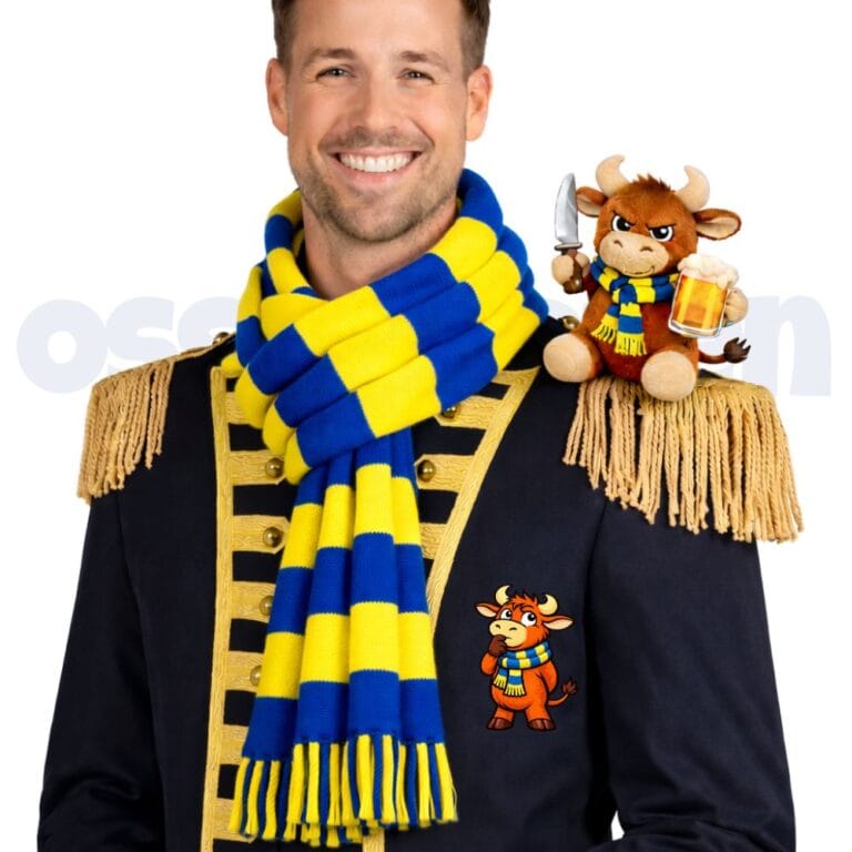 Ossekoppen embleem Osje onschuldig jasje ossekoppenrijk