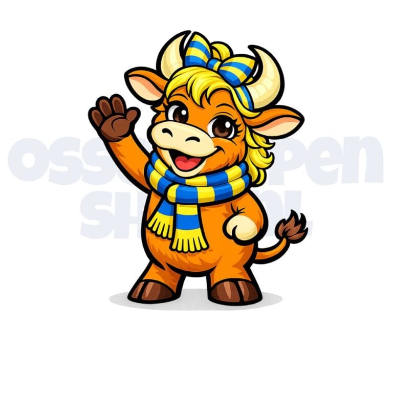 Ossekoppen embleem vrouwlijk Osje